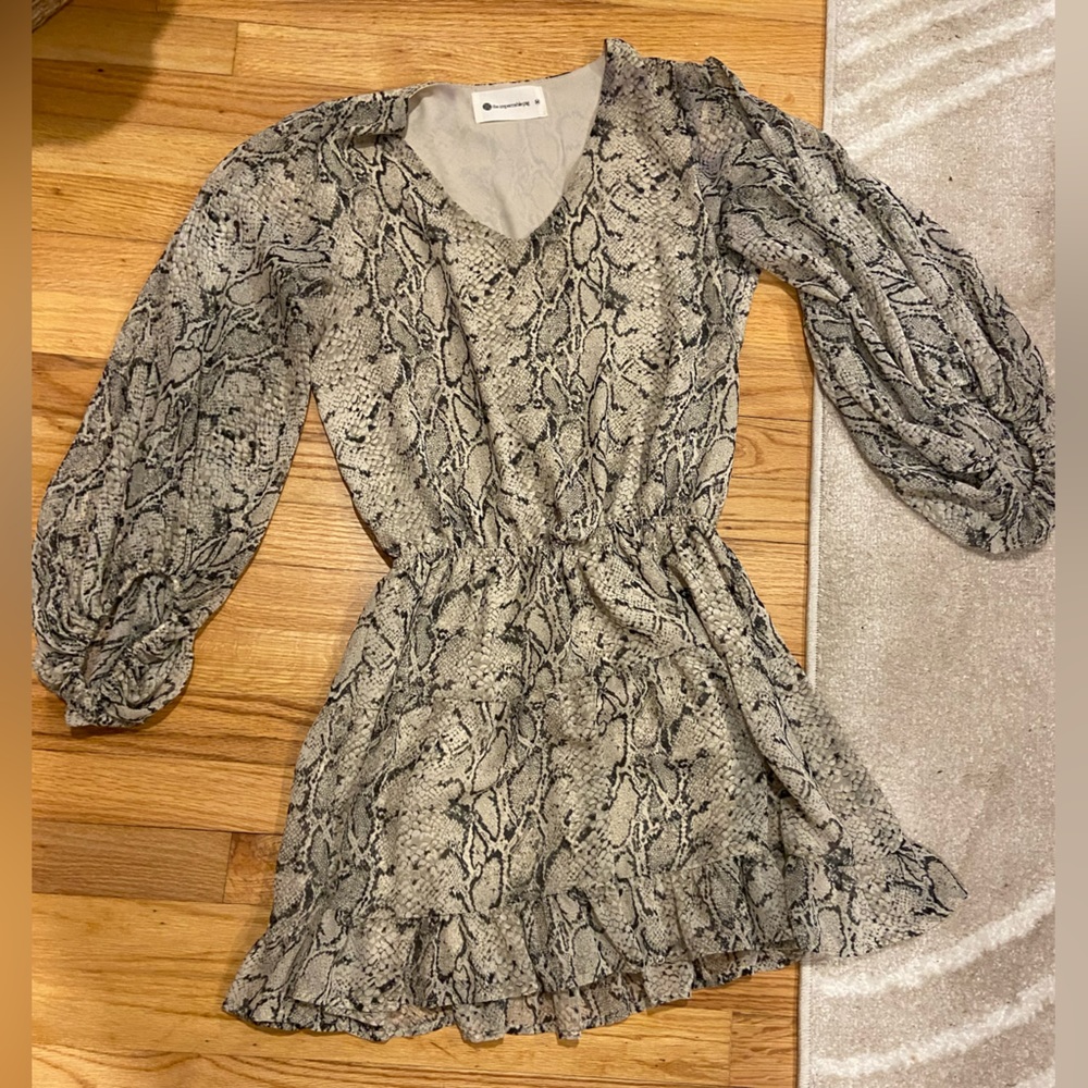 Impeccable Pig Snakeskin Dress